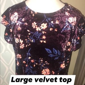 Velvet top